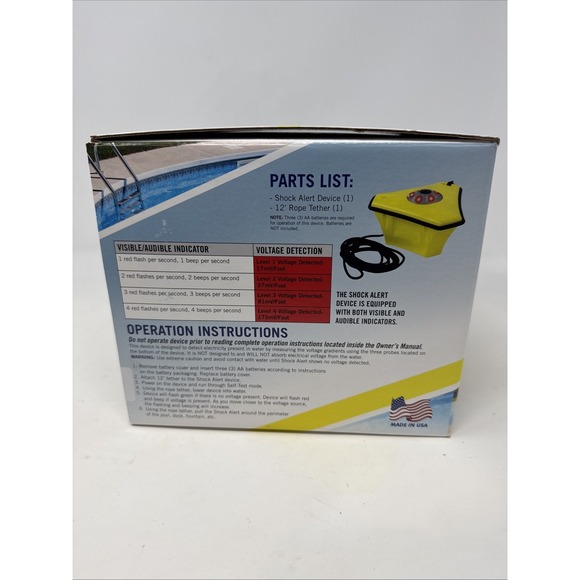 Shock Alert Detects Locates Voltage In Water Pools Docks Fountains Detector - Picture 4 of 8